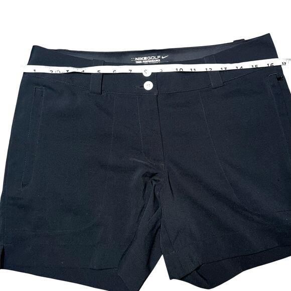 Nike Golf Tour Performance Dri Fit women's golf  black shorts sz 4 modern rise - Picture 4 of 8